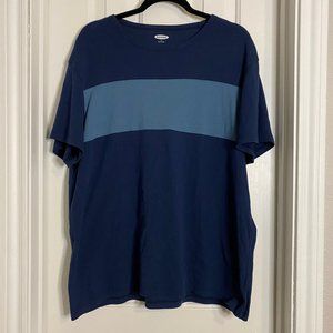 Colorblock Blue Shirt